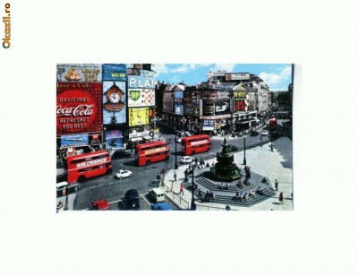 CP178-90 Piccadilly Circus, London (Marea Britanie)-necirculata foto