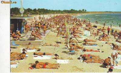 S10943 Costinesti Statiunea Tineretului plaja 1998 circulata foto