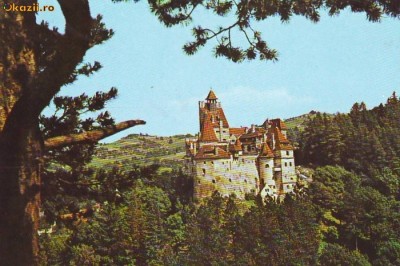 S11066 Brasov Castelul Bran vedere necirculata foto