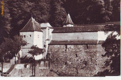 S11021 Brasov Vechile fortificatii ale orasului circulata foto