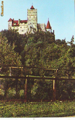 S11076 jud.Brasov Castelul Bran vedere necirculata foto