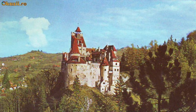 S11071 jud.Brasov Castelul Bran vedere necirculata foto