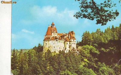 S11067 jud.Brasov Castelul Bran vedere circulata foto