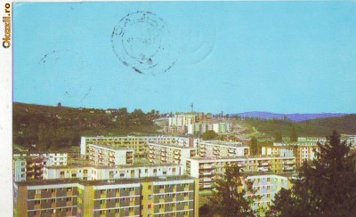 N1026 vedere Zalau Cartierul Pacii 1973 circulata foto