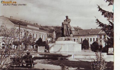 N1023 Zalau Piata Libertatii circulata foto