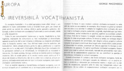 Europa - Dimensiuni morale si permanente foto