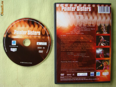 POINTER SISTERS - All Night Long - DVD Original NOU foto