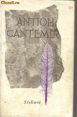 Antioh Cantemir - Stihuri foto