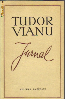 Tudor Vianu - Jurnal foto