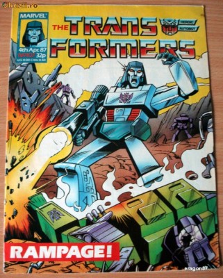 Transformers #107 Marvel Comics foto