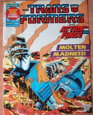 Transformers #160 Marvel Comics foto