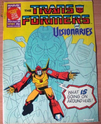 Transformers #184 Marvel Comics foto