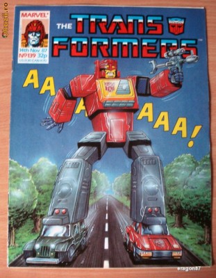 Transformers #139 Marvel Comics foto