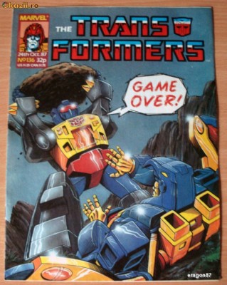 Transformers #136 Marvel Comics foto