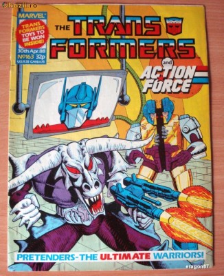Transformers #163 Marvel Comics foto
