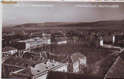 B2906 Alba Iuliu Foto Bach 1935 necirculat foto