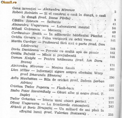 Povestiri despre inventiile mileniului III ( sf ) foto