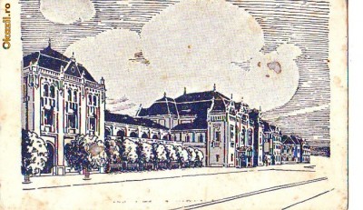 B2051 Arad Gara necirculata 1925 foto