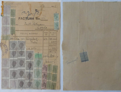Factura , 1948 , 40 timbre foto