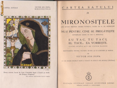 Cartea Satului : Mironositele - joc sfant de Inviere (ed.I,1938 foto