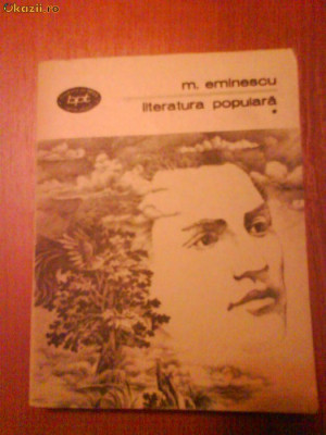 244 M.Eminescu Literatura populara foto
