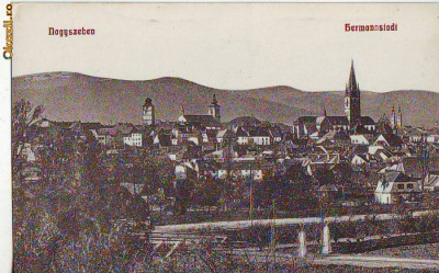 B3255 Sibiu Hermannstadt necirculata ant 1918 foto