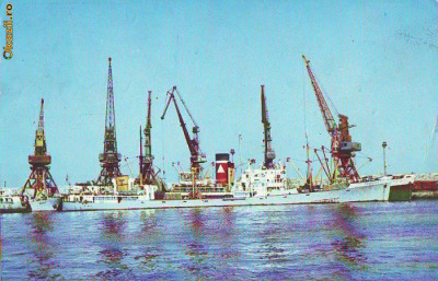 S11268 CONSTANTA Vedere din port circulat 1983 foto