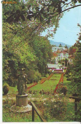 S1633 GOVORA Vedere din parc circulat 1976 foto