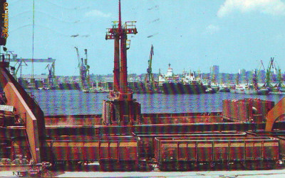 S11260 CONSTANTA Vedere din port circulat 1978 foto