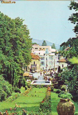 S1629 GOVORA Vedere din parc circulat 1988 foto