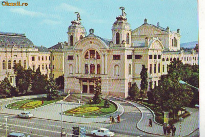 S11371 CLUJ Teatrul National circulat 1972 foto