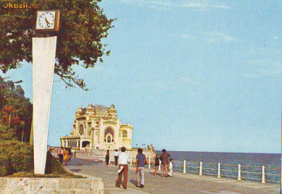 S11360 CONSTANTA Cazinoul si faleza circulat foto