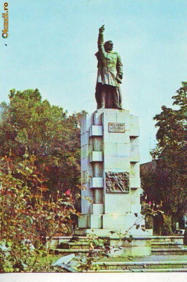 S11566 BISTRITA Statuia lui Andrei Muresanu NECIRCULAT foto