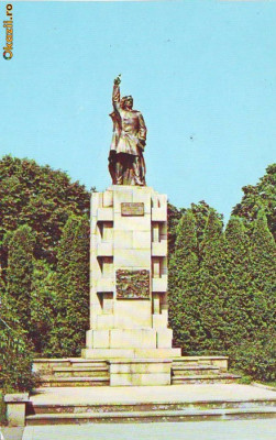 S11567 BISTRITA Statuia lui Andrei Muresanu NECIRCULAT foto