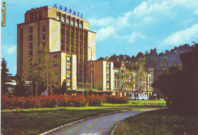S11720 BRASOV Hotel Carpati CIRCULAT 1972 foto