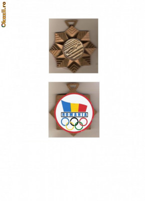 AC 01 Medalie sport, Bob -Romania -34 grame-70X78 milimetri foto