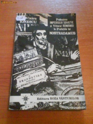 511 V.Ionescu Prabusirea Imp. Sovietc si viitorul Romaniei.. foto
