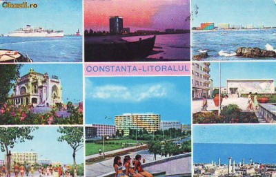 S12167 CONSTANTA Litoralul CIRCULAT 1984 foto