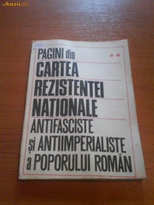 530Pagini din cartea rezistentei nationale antifasciste si anti. foto