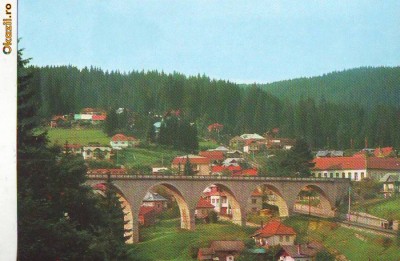S12047 BORSEC Podul de la intrarea in statiune NECIRCULAT foto
