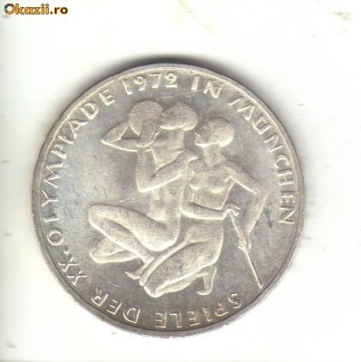 bnk mnd Germania RFG 10 marci 1972 F, km 132,argint,olimpiada foto