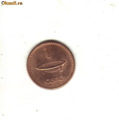 bnk mnd Fiji 1 cent 2001 unc foto