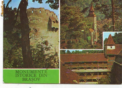 S11858 BRASOV Monumente istorice CIRCULAT foto