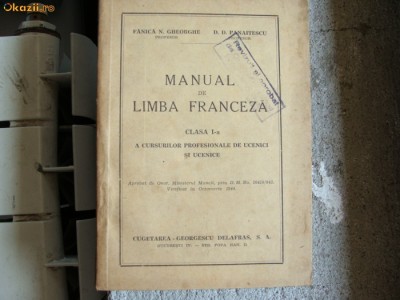 Manual limba franceza - 1944 foto