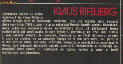 Klaus Rifbjerg - Anna ( eu ) Anna foto