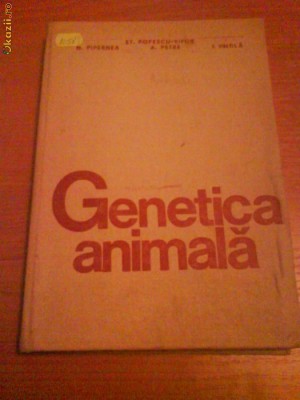 1258 St.Popescu Vifor,A.Petre-Genetica animala foto