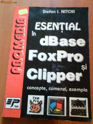 1506 St.I.Nitchi Esential in dBase,FoxPro si Clipper foto