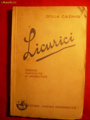 OTILIA CAZIMIR - LICURICI - Prima Editie 1930 foto