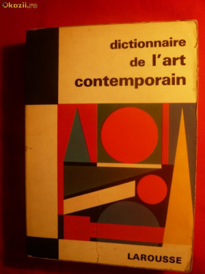 LAROUSSE- Dictionaire de l&amp;#039;art contemporain - 1965 foto