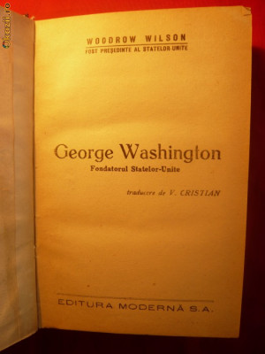 G.WASHINGHTON - de Woodrow Wilson-ed.cca.1945-46 foto